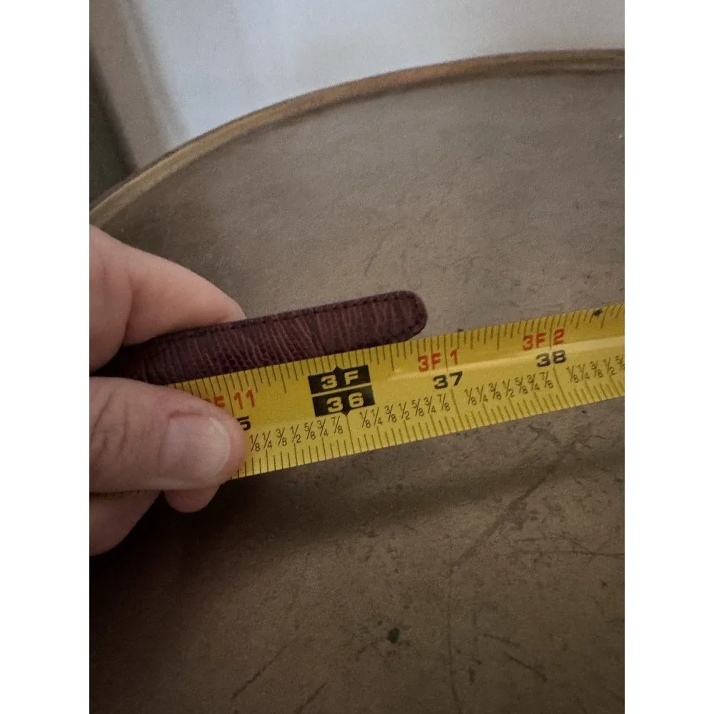 Talbots Genuine Leather Belt Statement Classic 37